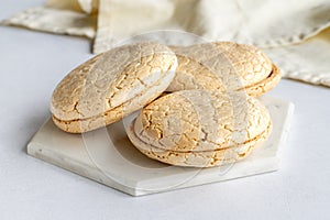 AcÃÂ±badem macaroon on a white background. photo