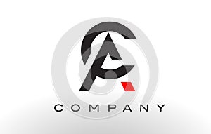 AC Logo. Letter Design Vector.