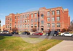 Academic building on a college campus