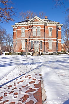 Academic building on a college campus vertical