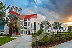 Academic and Laboratory Science building at Broward College South Campus - Pembroke Pines, Florida, USA