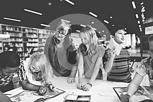 Academic School Childern Learning Elementary Concept