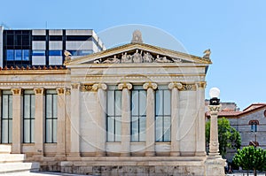 Academy of Athens  is one of the major landmarks of Athens