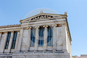 Academy of Athens  is one of the major landmarks of Athens