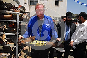 Academy Award-winning actor Jonathan Voight visit to Sderot Israel