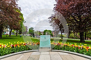 Academy Park Next to Capitol Building in Albany, New York