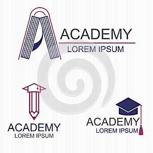 Academy And University Education Logo - Vector