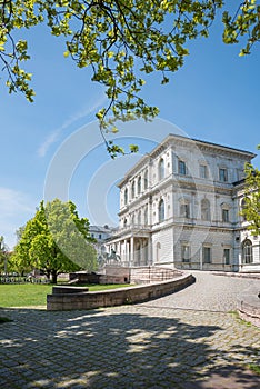academy of visual art, Munich, district Maxvorstadt, in summer