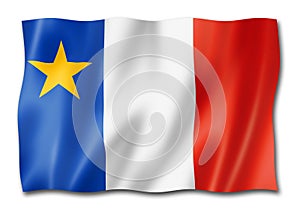 Acadians ethnic flag, America