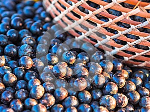 Acai in baskets