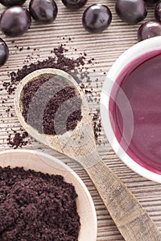 Acai is a Brazilian fruit with wonderful properties - Euterpe oleracea