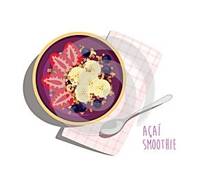 Acai Smoothie Bowl - Healthy summer meal