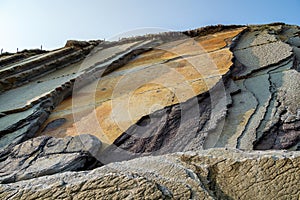 The Acantilado Flysch in Zumaia - Basque Country, Spain