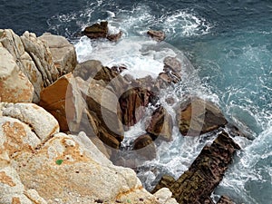 Acapulco Cliff and Ocean