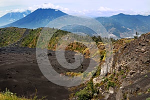 Acatenango Volcano from Pacaya