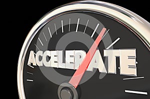 Accelerate Reach Top Level Speedometer