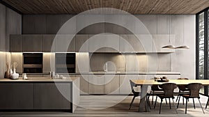 accented grey wood wall photo