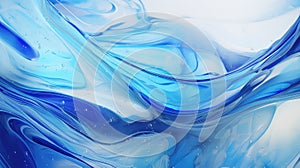 accents blue fluid background