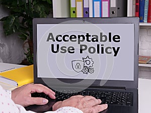 Acceptable Use Policy is shown using the text