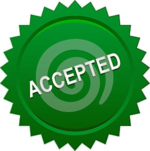 accepted green seal stamp