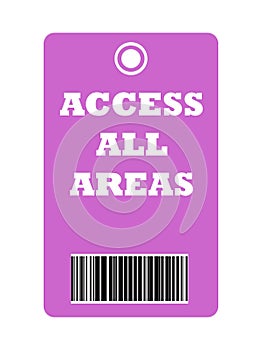 Access all area pass