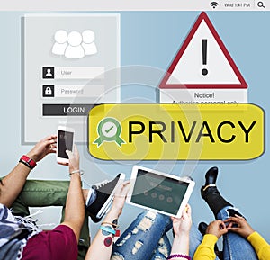 Access Allowed Entrust Password Secured Concept