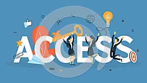 Access concept illustration