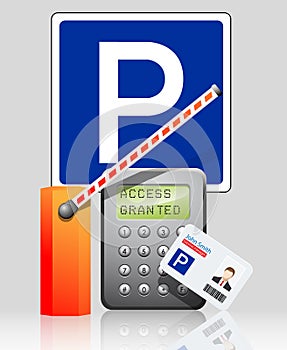 Access control - access granted to parking