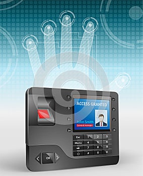 Access control - fingerprint scanner 3