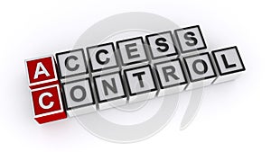 Access control word block on white