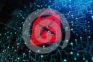 Access denied backdrop