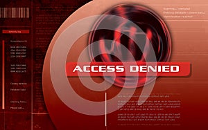 Access Denied Computer screen