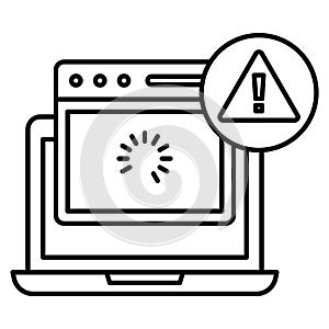 Access denied Isolated Vector icon