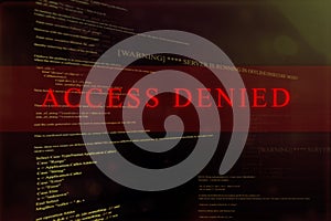 `Access denied` at computer system screen