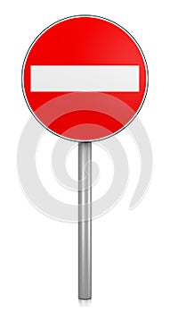 Access Denied Road Sign