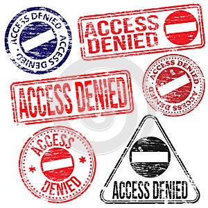 Access Denied Stamps