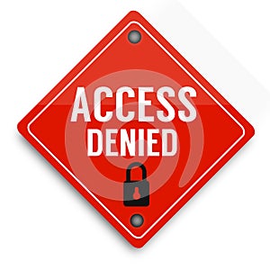 Access denied super quality abstract business poster
