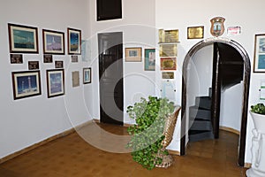 Access hall to the lighthouse tower of La Paloma