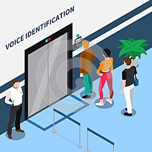 Access Identification Isometric Composition