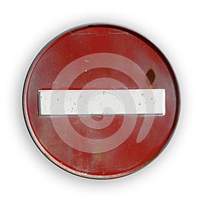 ACCESS INTERDICTION ROAD SIGN