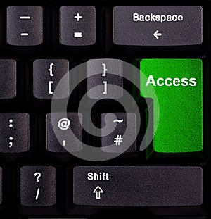 Access on keyboard