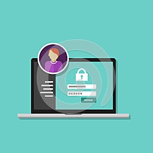 Access management authorize software authentication login form password system security