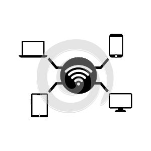 Access, network, provisioning icon