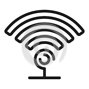 Access point icon, outline style