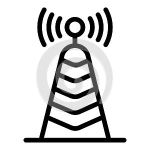 Access point icon, outline style