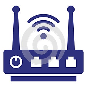 Access router Isolated Vector Icon fully editable