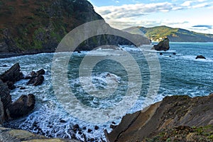 Access by stairs to the hermitage of San Juan de Gaztelugatxe