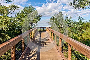 Access to Public beach in Duluth, Minnesota.