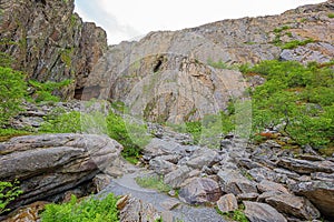 The access of the Torghatten tunnel