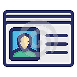 Access Vector Icon  that can be easily modified  or edit